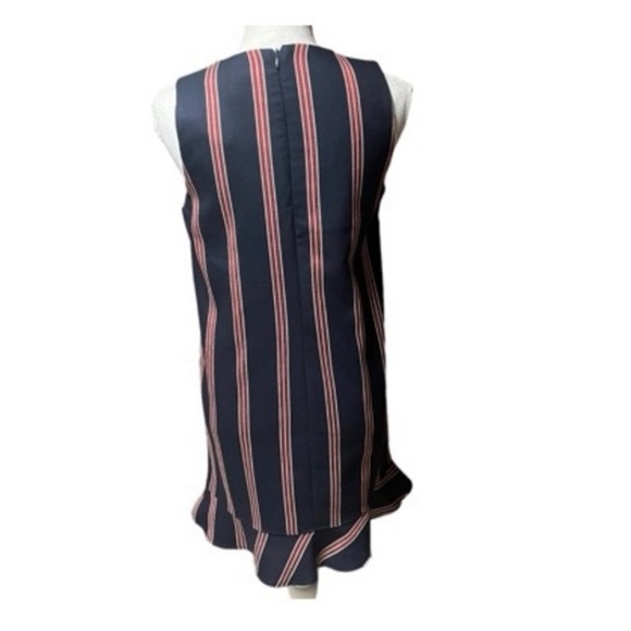 Zara Trafaluc Striped Peplum Hem Dress NWT‎ - Picture 3 of 5